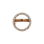 Anello nuda cerchio con diamanti Ob e Oro rosa 18K