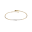 Bracciale Semirigido Oro Giallo/Bianco 18K con Diamanti