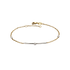 Bracciale Semirigido Oro Giallo/Bianco 18K con Diamanti