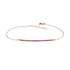 Bracciale Oro Rosa 18K con Rubini