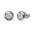 Orecchini luce cipollina oro bianco 18K con BT 0.04 a 0.40 ct