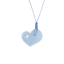 Ciondolo “Cuore” Blu con Diamante Incastonato