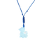 Ciondolo “Orsetto” Blu con Diamante Incastonato