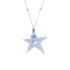 Ciondolo “Stella” Blu con Diamante Incastonato