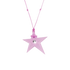 Ciondolo “Stella” Rosa con Diamante Incastonato