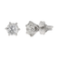 Orecchini sei griffe oro bianco 18K con diamanti da 0.60 a 2.00 ct