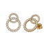 Orecchini in oro giallo 18K con diamanti
