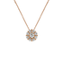 Pendente Oro Rosa 18K con Diamanti
