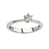 Anello oro bianco 18K con diamanti da 0.27 a 0.73 ct