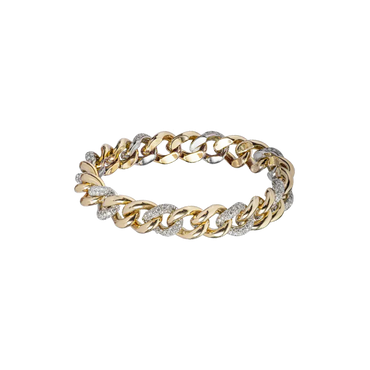 Bracciale oro giallo 18K con diamanti da 0.48 a 4.10 ct