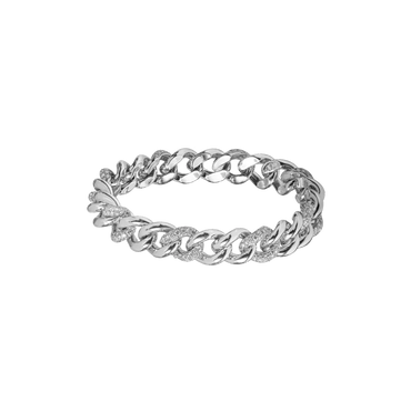 Bracciale oro bianco 18K con diamanti da 0.48 a 4.10 ct