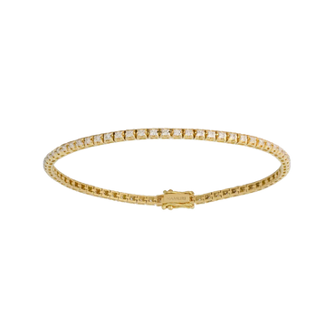 Bracciale oro giallo 18K con diamanti da 0.50 a 5.00 ct