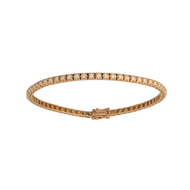 Bracciale oro rosa 18K con diamanti da 0.50 a 5.00 ct