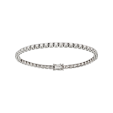 Bracciale oro bianco 18K con diamanti da 0.50 a 5.00 ct