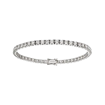 Bracciale oro bianco 18K con diamanti da 3.15 a 6.15 ct