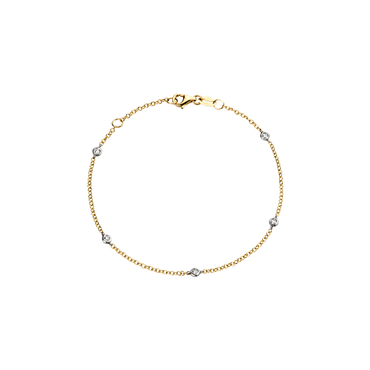 Bracciale Oro Giallo 18K con Diamanti