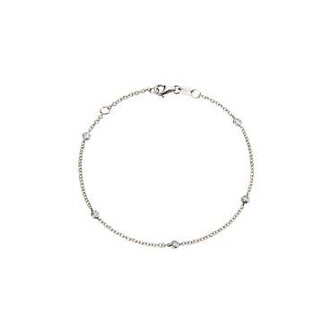 Bracciale Oro Bianco 18K con Diamanti