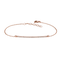 Bracciale Oro Rosa 18K con Diamanti Bianchi