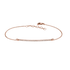 Bracciale Oro Rosa 18K con Diamanti Bianchi