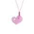 Ciondolo “Cuore” Rosa con Diamante Incastonato