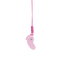 Ciondolo “Piedino” Rosa con Diamante Incastonato