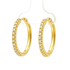 Orecchini cerchio con diamanti da 0.22 a 0.46 ct e oro giallo 18K