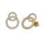 Orecchini in oro giallo 18K con diamanti