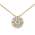 Pendente Oro Giallo 18K con Diamanti