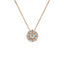 Pendente Oro Rosa 18K con Diamanti