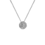 Pendente oro bianco 18K con diamanti
