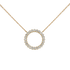 Pendente nuda mezza veretta con diamanti in ob e oro giallo 18K