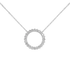 Pendente nuda mezza veretta con diamanti in ob e oro bianco 18k