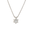 Pendente sei griffe oro bianco 18K con diamanti da 0.30 a 1.00 ct