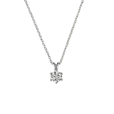 Pendente oro bianco 18K con diamanti da 0.27 a 0.73 ct