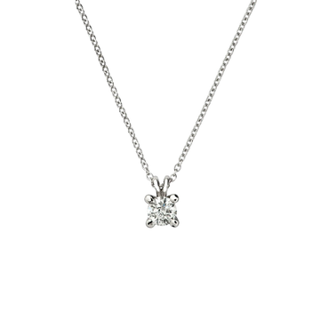 Pendente oro bianco 18K con diamanti da 0.27 a 0.73 ct