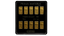 10 lingotti da 1 grammo in oro 999 in blister