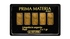5 lingotti da 1 grammo in oro 999 in blister