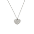 Pendente Cuore Oro bianco 18K e Diamanti