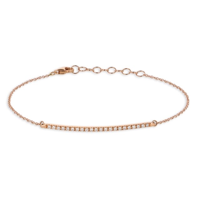 Bracciale Oro Rosa 18K e Diamanti Bianchi - Namuri - Il nostro modo di dire amore