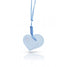 Ciondolo “Cuore” Blu con Diamante Incastonato