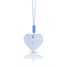 Ciondolo “Cuore” Blu con Diamante Incastonato