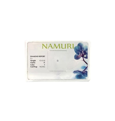 Cofanetto con Diamante Colore F in blister 'Generico Blu' - Namuri - Il nostro modo di dire amore