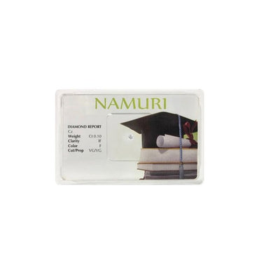 Cofanetto con Diamante Colore G in blister 'Laurea' - Namuri - Il nostro modo di dire amore