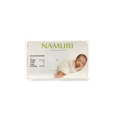 Cofanetto con Diamante Colore G in blister 'Nascita' - Namuri - Il nostro modo di dire amore